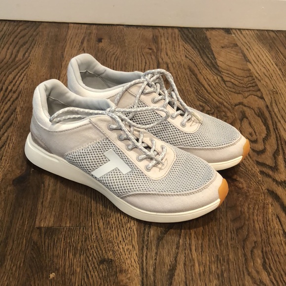 TOMS Women's Arroyo women sneakers gray and baby blue size 8.5 - Picture 3 of 11